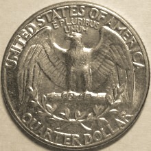 Srebrnjak Washington quarter dollar